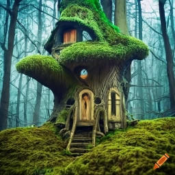 craiyon_210113_Fantasy_treehouses_on_moss_in_the_forest.png