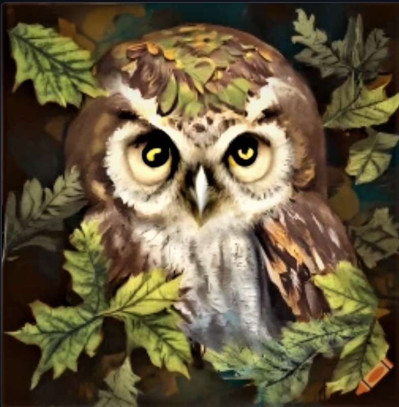 craiyon_161452_A_wise_owl_surrounded_by_impressionist_style_foliage_and_two_owlets.png