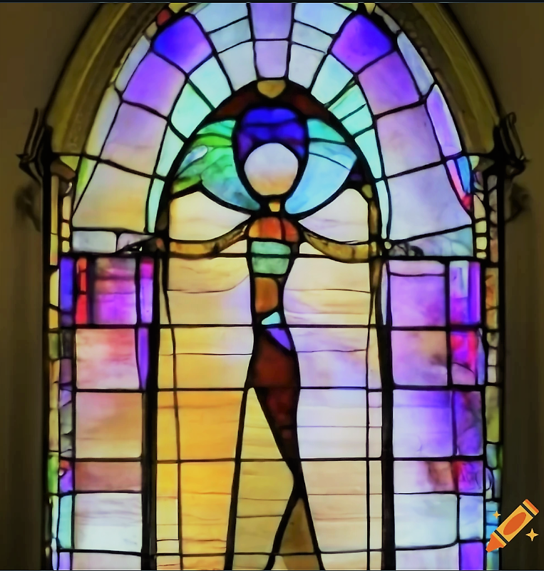 craiyon_161655_a_beautiful_stained_glass_window_of_a_woman_in_Tiffany_style.png