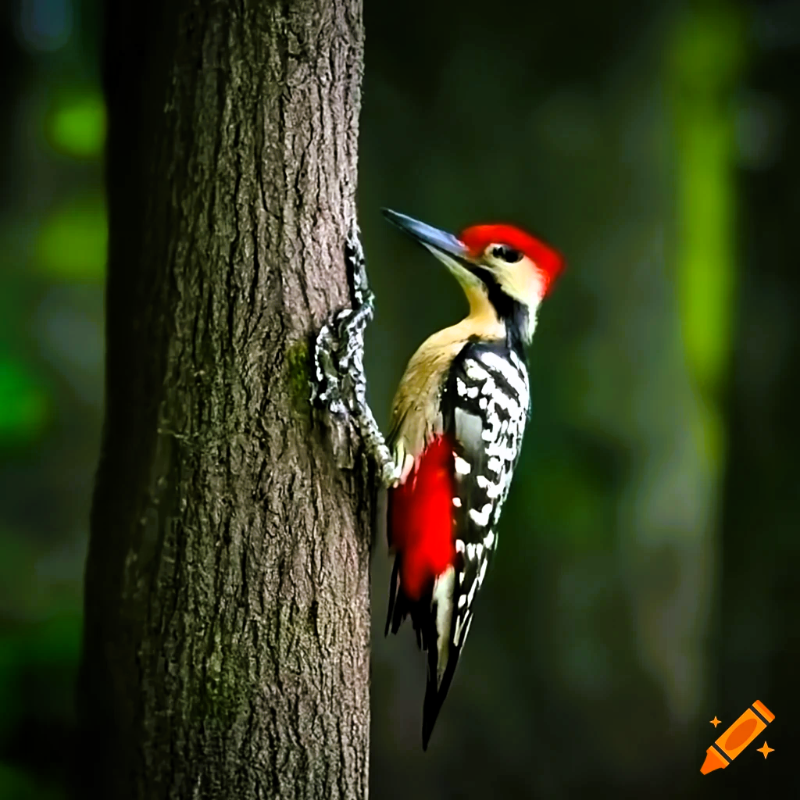 craiyon_182340_woodpecker_forest_alien.png