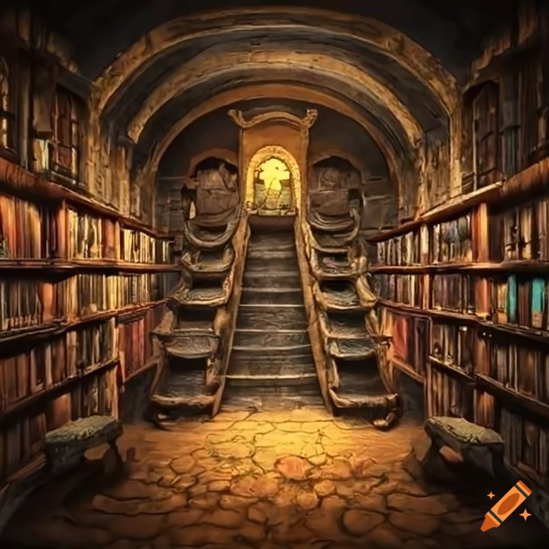 craiyon_180107_Inside_of_a_fantasy_underground_hideout_library.png