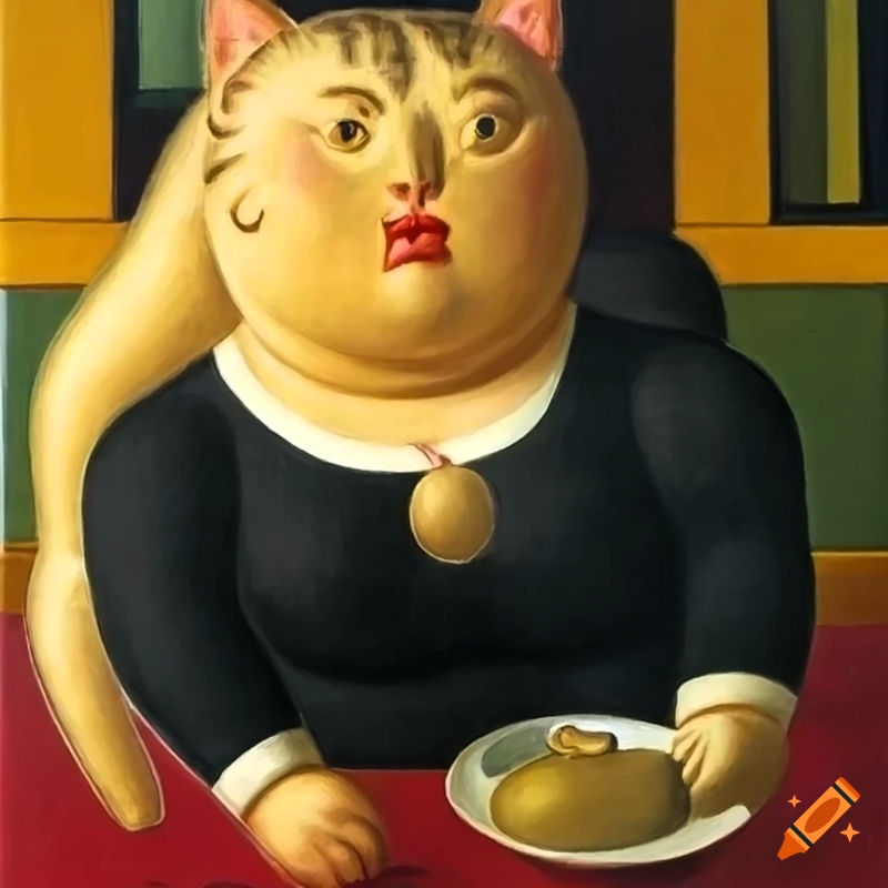 craiyon_083450_Cat_in_style_of_Fernando_Botero.png