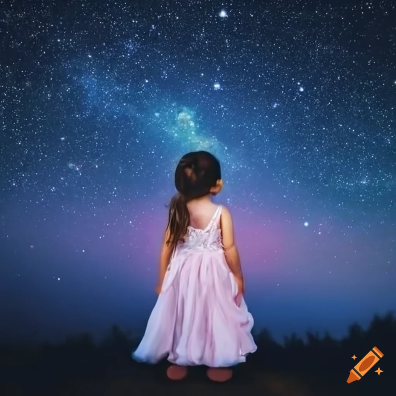 craiyon_201957_Baby_girl_with_green_eyes__at_the_back_beautiful_night_view_with_a_lot_of_stars__And_.png