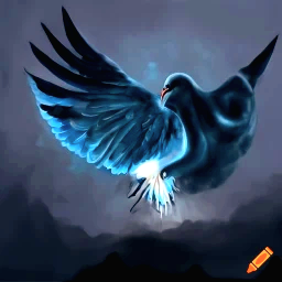 craiyon_121626_Dove_of_peace_stormy_weather_by_night_dark_blue_illuminated_colored_modern_art.png