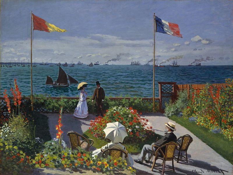 Claude Monet, Jardin à Sainte-Adresse.jpg