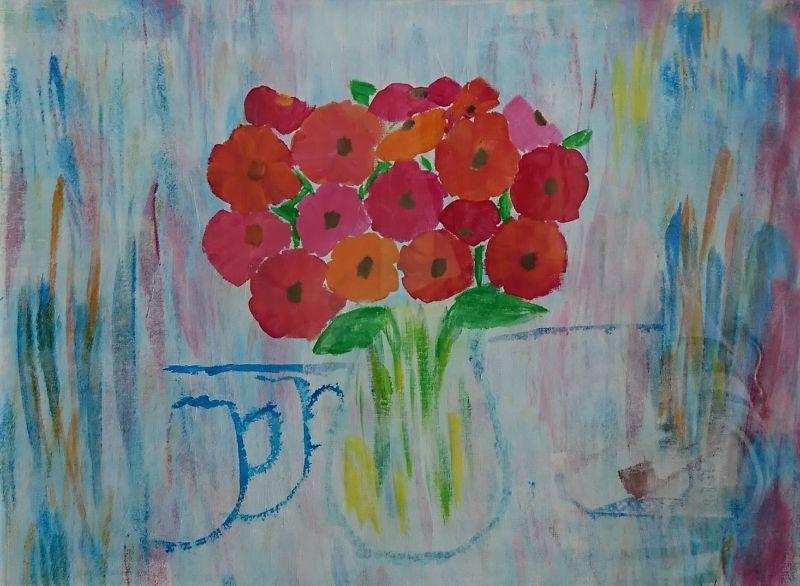 Blumen in der Vase - 1 Acryl 30 x 40 cm.jpg